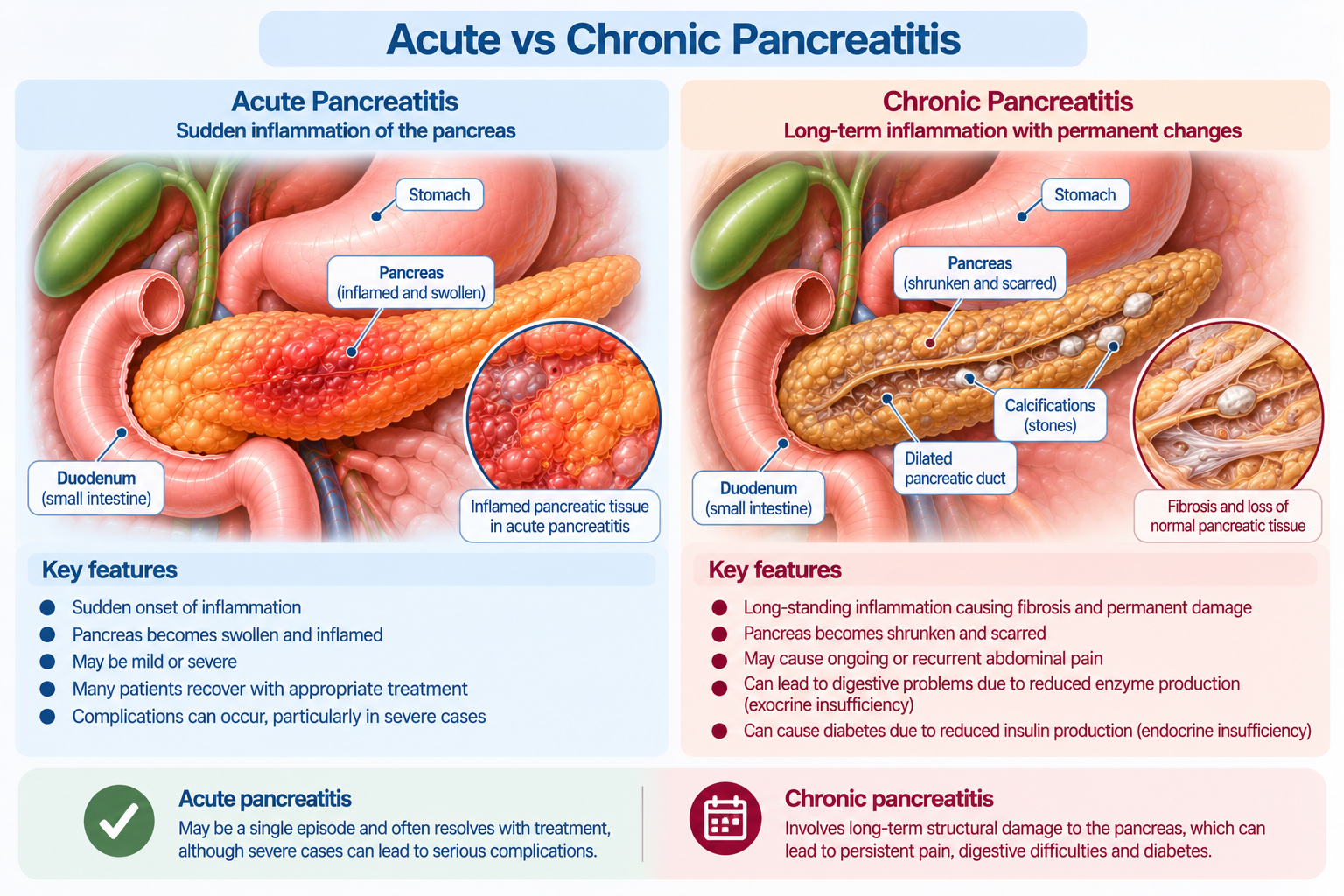 Acute Vs Chronic Pancreatitis Singapore