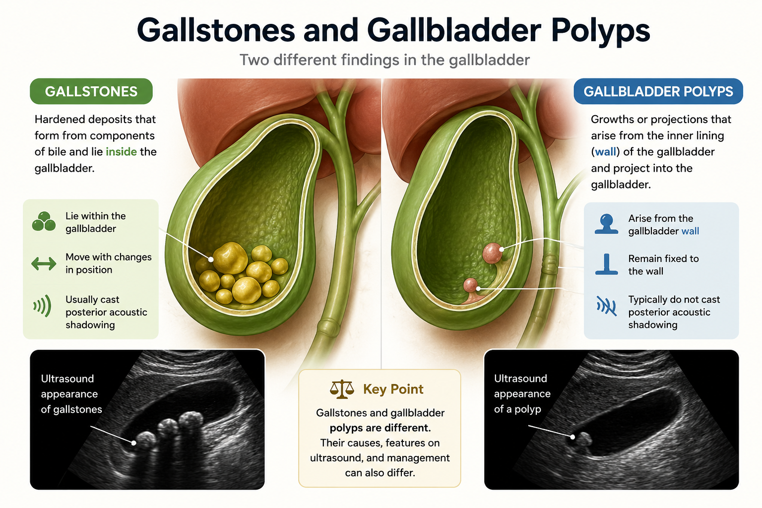 Gallstones vs Gallbladder Polyps Singapore